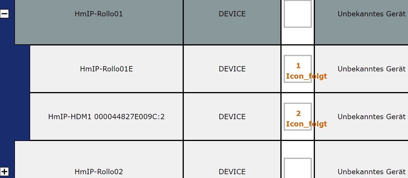 CCU3: Unbekanntes Gerät