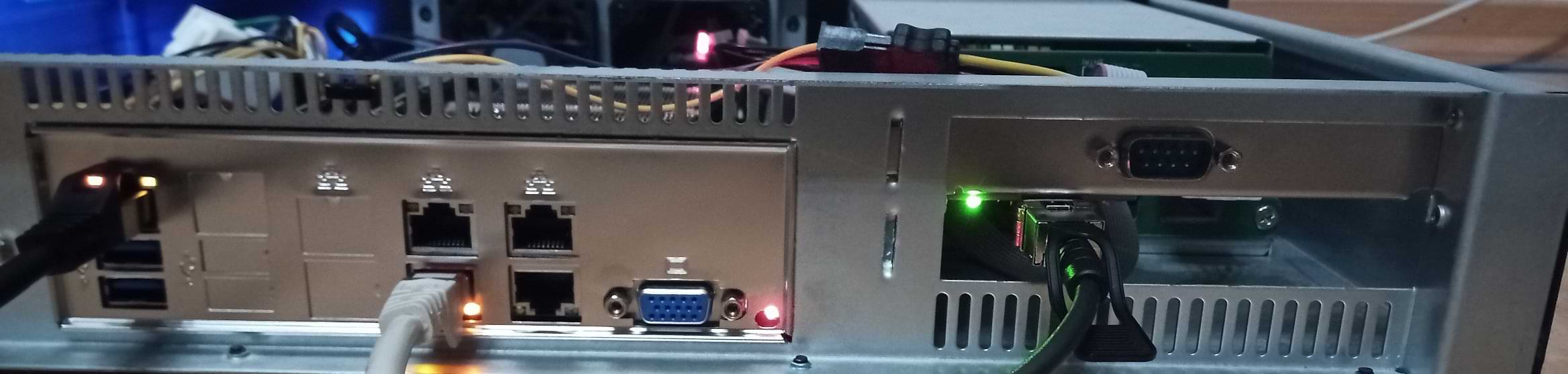 Netzwerkkarte im Server